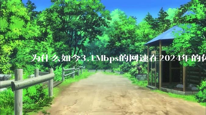 为什么如今3.1Mbps的网速在2024年的体验那么差？