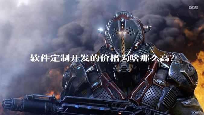软件定制开发的价格为啥那么高？